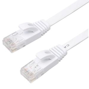 Wholesale Modem Cat6 Solid Flat Patch Cable High Speed 30 AWG With Clips from china suppliers