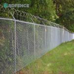 5 Foot Black Diamond Chain Link Fence Vinyl Plastic Coated 60mm Heat Stainless