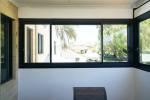1.4mm 1.6mm Commercial Aluminum Casement Windows 5mm+12A+5mm