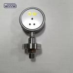 All Stainless Steel Indicator Pressure Gauge With Flange CE Approved