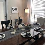 Metal Black Simple Modern Taper Candlestick Holders Wedding Bar Party Decor