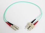 SZH Fiber Optic Patch Cord Aqua OM4 2.0mm Cable High Retrun Loss