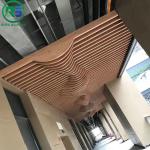 Environmental Friendly Linear Suspended Metal Ceiling 0.9mm White Aluminum