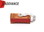 Brown Automotive 60 Pin Female Wire Harness Pbt Gf20 Electric Connectors