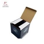 4C Printed Cardboard Package Box Brown Corrugated Inside