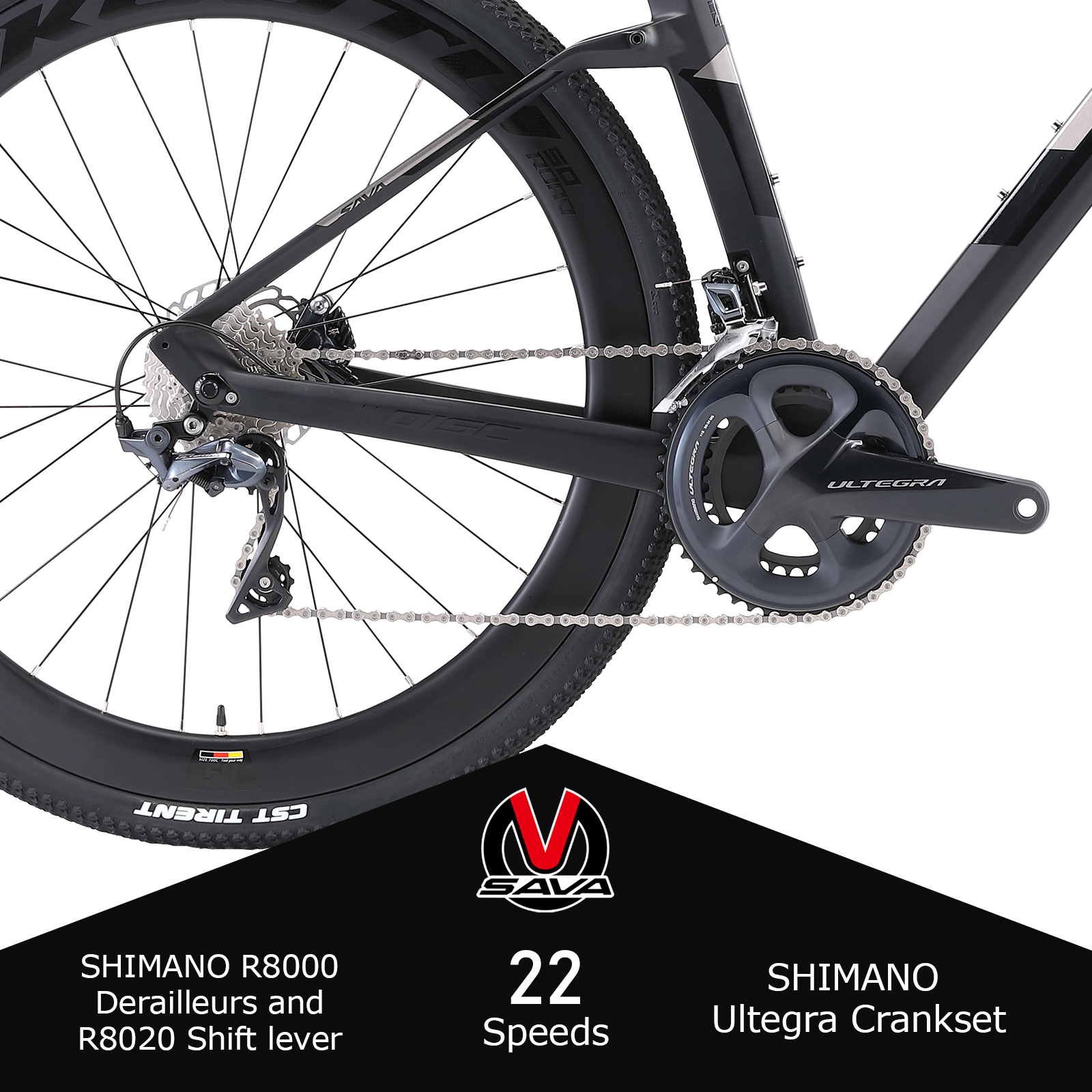 9kg Carbon Gravel Road Bike , Dark Red 54cm Frame Bike 22 Speed