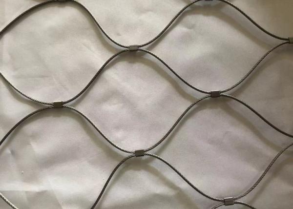 Factory Sale 304 Stainless Steel Wire Rope Mesh Woven Stainless Steel Rope Mesh