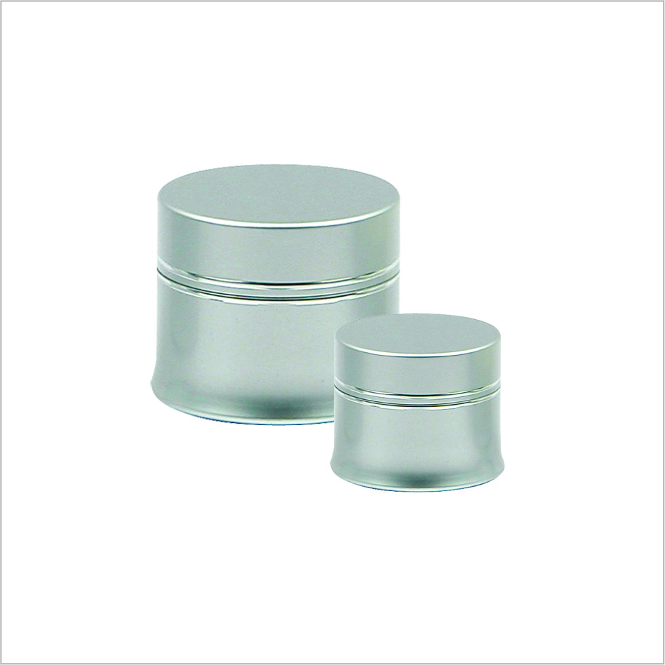 7g 15g Gel Nail Aluminum Bottle And Jar 30g 50g Round Aluminium Cream Jar Silver Black