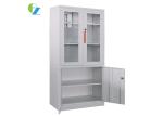 KD Structure Office Furniture Glass Door Steel Cupboard H1850*W900*D400(MM)