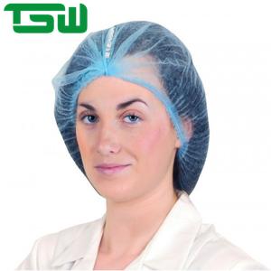 Wholesale Disposable 20GSM Nonwoven Clip Cap for Food Processing from china suppliers