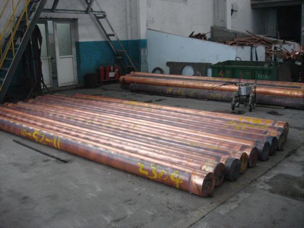 Round Billet Red Copper Semi Continuous Casting Equipment With 600KW Smelting