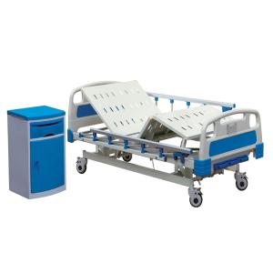 Wholesale Stainless Steel Hospital Patient Bed Manual Hospital Bed With Aluminum Side Rail from china suppliers