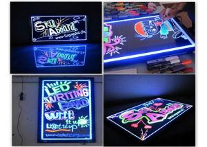 Wholesale Full Color Deluxe Erasable LED Message Board 30×40cm Flashing Animation from china suppliers