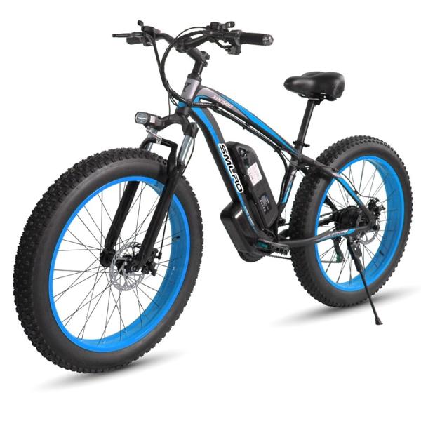 1000W Motor 13AH Lithium Battery Electric Bike SMLRO XDC600 26x4.0 inch Fat Tire