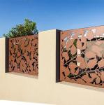 Decoration Powder Coating Garden Fence Security Fence 2-10mm Laser Cut