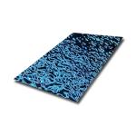 0.3mm Thickness 304 Water Ripple Stainless Steel Sheet For Modern Decor