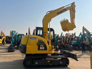 Wholesale Used Komatsu PC60 Excavator 0.37m³ 6 Ton Second Hand Crawler Digger For Construction from china suppliers