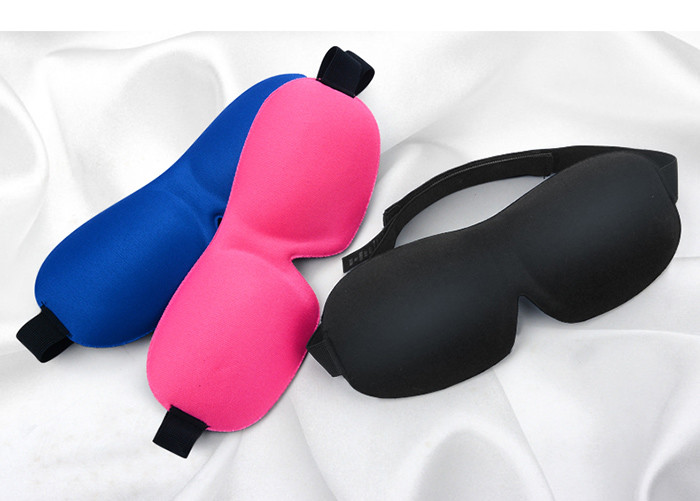 Custom Printed 3d Shape Travel Sleep Mask , Eye Shades For Sleeping