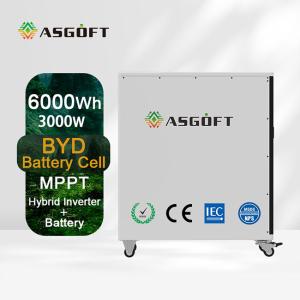Wholesale 6Kwh lifepo4 Battery Solar Charging Energy Storage Battery System 6KW Inverter from china suppliers