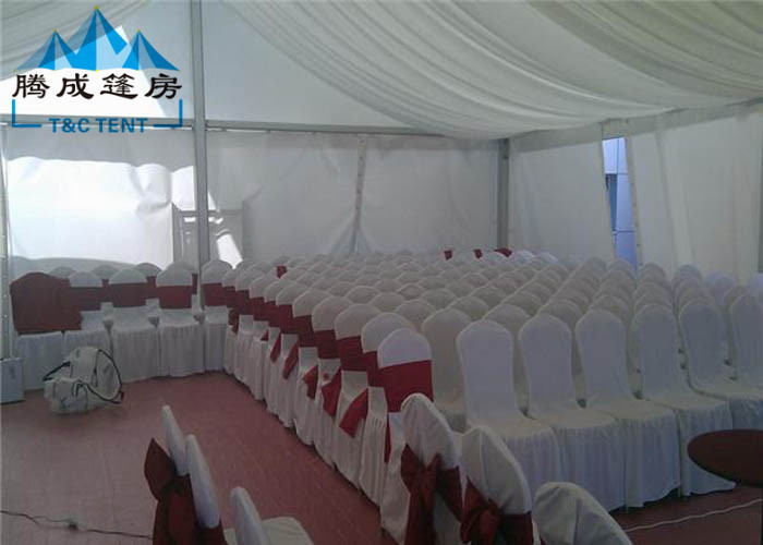 Transparent PVC Cover Church Revival Tents With Simple Cassette Flooring