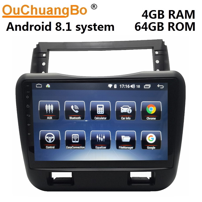 Ouchuangbo multimedia kit for JAC Refine MPV support BT MP3 mirror link android 8.1 OS 4+64