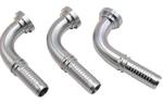 Galvanized Sheet Stainless Steel SAE 90 Elbow Flange 6000 Psi Hydraulic Hose