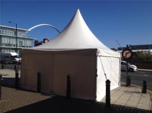 Wholesale 3x3 High Peak Pagoda Party Tent Outdoor Event Promotions Fast Erected Aluminium Structure Marquee from china suppliers