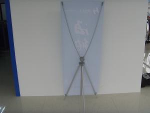 Wholesale Retractable X Frame Banner Stand , Full Color Printing Trade Show Banner Stands 80*180cm from china suppliers