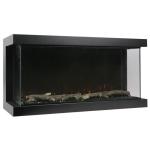 Indoor Colorful Fire Option Log Crystal Insert Electric Fireplace 60inch 10-50W