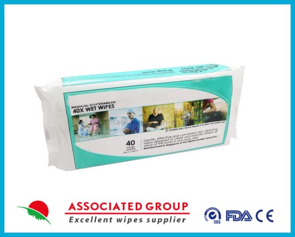 40pcs Premium Full Body Cleansing Wet Wipes For Adults - Large Luxury Fresh-feel