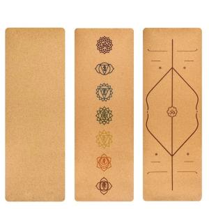 Wholesale Cork Material Yoga Mat, Workout mat, Patterned Design Cork Yoga Mat, ECO-Friendly Yoga Mat,Gym Mat from china suppliers