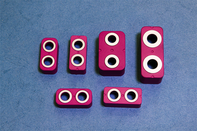 Purple Advanced Ceramic Housing Material Abrasion Resistant For Electric Vehicle Relay