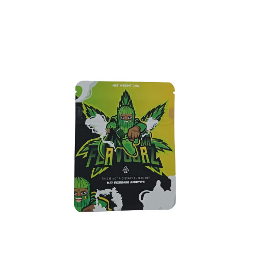 3 Sides Seal Stand Up Mylar Bags weed Weed Packaging Bags Resealable With Zipper