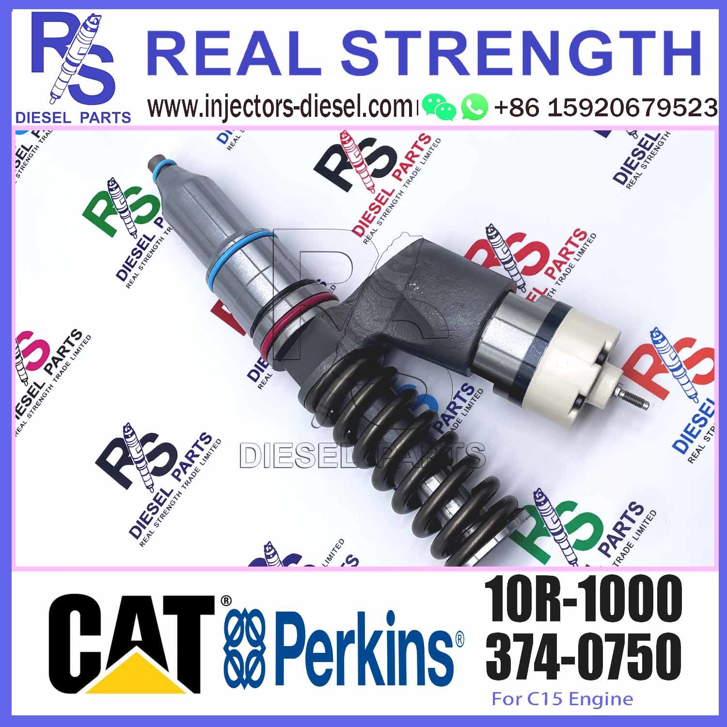 Cat C15 C18 C27 C32 Engine Diesele Injector Assembly 3740750 374-0750 20R-2284 For Caterpillar