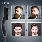 CE Approval 140℃-220℃ Negative Ion Beard Straightener Brush