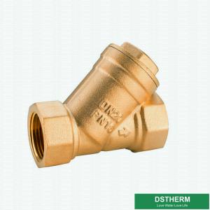 Wholesale Customized Heavier Type DN15 Brass Y Type Strainer Check Valve With Ss Net from china suppliers