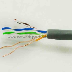 Wholesale Grey PE Insulation UTP Cable Cat5e 24AWG High Speed 500 m/roll from china suppliers