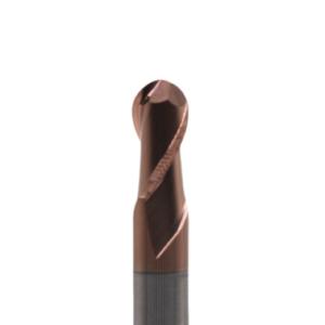 Wholesale 20mm Dia R10*20*40*20*100L 2 Flutes TiAISiN Carbide Ball Nose End Mill For Carbon Steel Alloy Steel Cast Iron from china suppliers