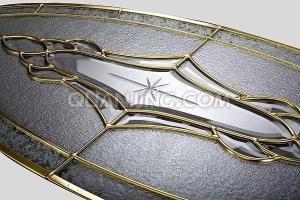 Wholesale brass decorative glass panel from china suppliers