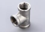 150LB PN25 SS304 Threaded Pipe Fittings , Threaded Tee Fitting