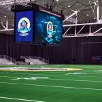 P10 LED display Rich Color Sports Ground Advertising Boards , LED screen stadium