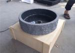 Bespoke Round Natural Stone Sink Bathroom G654 Padong Dark Grey Granite Basin