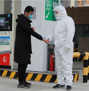 Wholesale CE Medical Disposable Protective Suit Isolation Clothing Safety Equipment Protective from china suppliers