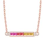 1.31ft 2.2g Sterling Silver Necklace Chains S925 Rainbow 18 Inch Silver Chain