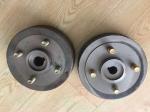 160mm / 180mm Brake Drum Auto Rickshaw Parts Iron Used In Rear Alxe
