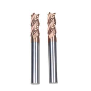 Wholesale 8mm Dia 8*20*8*60 TiAISiN Coated 4 Flat Flutes Carbide Square End Mill For Carbon Steel Alloy Steel Cast Iron from china suppliers