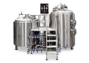 Wholesale 2HL Capacity 2 Kettle Brew System 2MM Exterior Shell For Pub / Restaurant from china suppliers