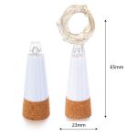 USB Rechargeable Powered LED Wine Bottle Fairy Lights Wedding Garden Decorative