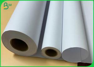 Wholesale Large Format Uncoated 28LB White CAD Plotter Paper 54'' x 300ft Roll from china suppliers