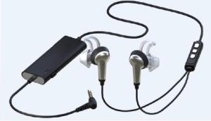 Noise-canceling Headphone, wide range Frequency response, battery embedded, high sensitivity